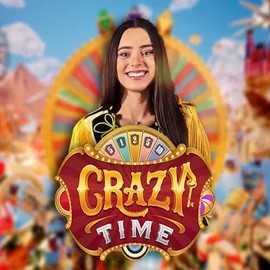Crazy Time logo – Live Casino by Evolution at Win Airlines Casino