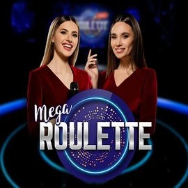 Mega Roulette online game logo by Pragmatic Play on winsairlines.eu